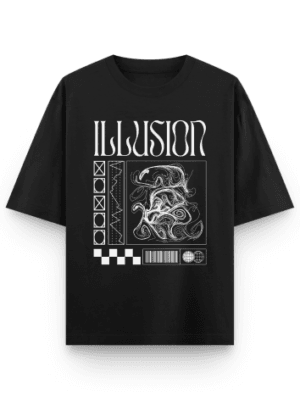 "Illusion" Oversized Classic T Shirt