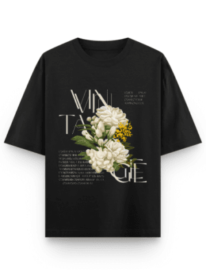 Vintage Black Oversizwd t-shirt